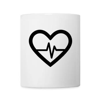heartbeat - Mug - white - Front