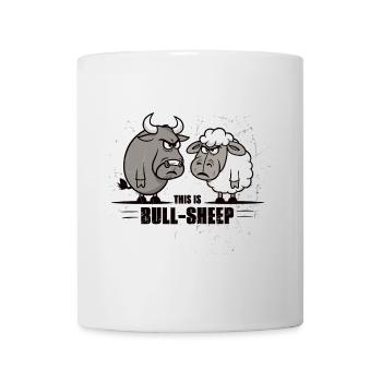 This is Bull-Sheep – Funny Pun Design - Mug - white - Front