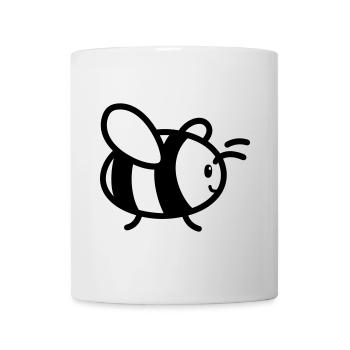 Biene - Tasse - Weiß - Vorne