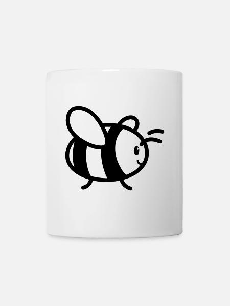 Biene - Tasse - Weiß