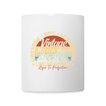 Mars 1964 Anniversaire, Cadeau d’anniversaire Mars 1964 - Mug blanc - blanc - Devant