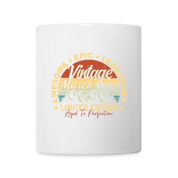 Mars 1993 Anniversaire, Cadeau d’anniversaire Mars 1993 - Mug blanc - blanc - Devant