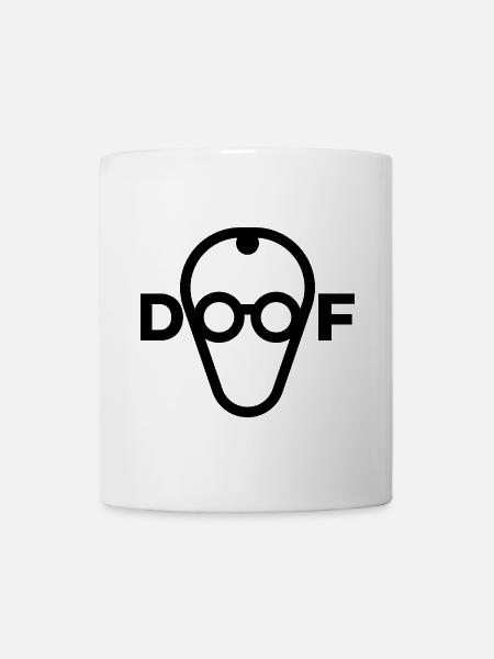 Merz find ich doof - nein zu Merz - Satire - Tasse - Weiß