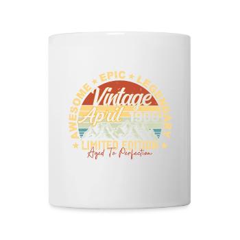 37th Birthday Gift Vintage April 1988 - Mug - white - Front