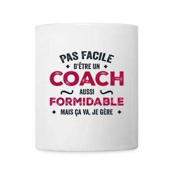 It's Not Easy To Be Such A Great Coach - Mug - white - Front