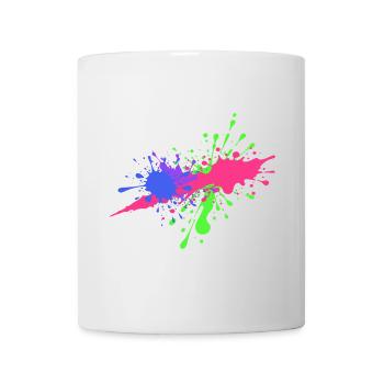 Farbe Geschenk Streetwear - Tasse - Weiß - Vorne