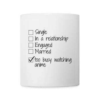 Anime Design For Girls Boys Women Men, Anime Lover - Mug - white - Front