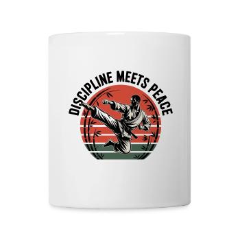 Discipline Meets Peace - Mug - white - Front