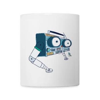 Can.Eyes – Walking Retro Radio - Tasse - Weiß - Vorne