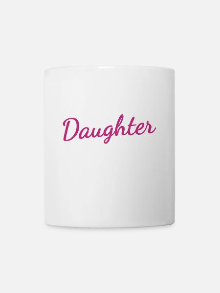 Lovely Daughter - Tasse - Weiß