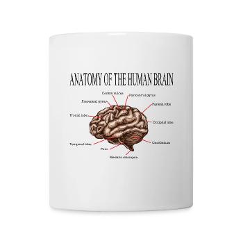 ANATOMY OF THE BRAIN NEUROSCIENCE GIFT - Mug - white - Front