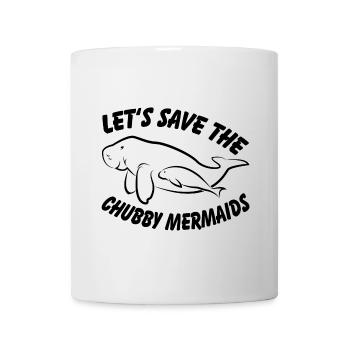 Rettet die Seekühe die Dugongs Manatees - Tasse - Weiß - Vorne
