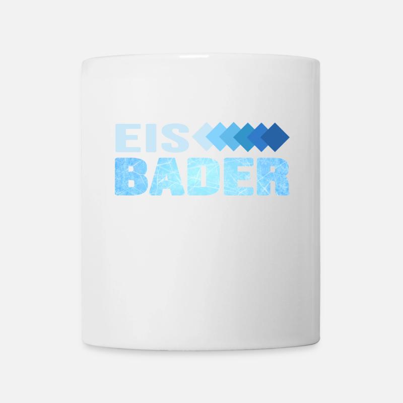 Eisbaden Winterschwimmer Eiswasser Kneipp Eisbaden - Tasse - Weiß