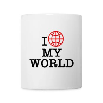 I love my world 1 - Mug blanc - blanc - Devant