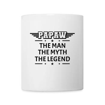 Papa Vater Opa Geschenkidee Papaw Spruch Retro - Tasse - Weiß - Vorne