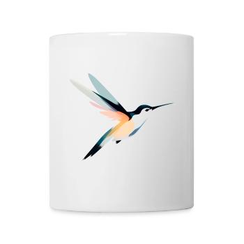 Farbenfroher Kolibri - Tasse - Weiß - Vorne