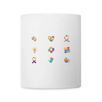God Says I Am Strong Autism Awareness Asperger's - Mug - white - Front