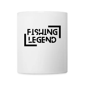fishing legend fisherman fishing - Tasse - Weiß - Vorne