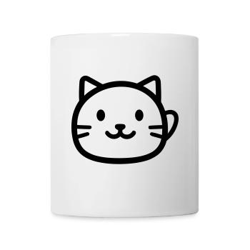 Katze - Tasse - Weiß - Vorne