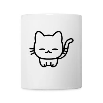 Katze - Tasse - Weiß - Vorne