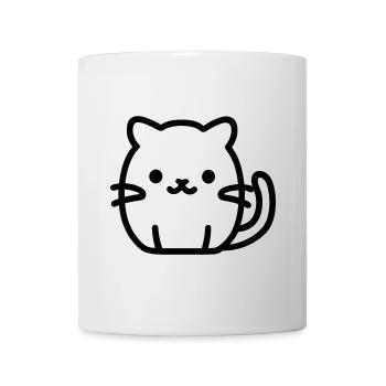 Katze - Tasse - Weiß - Vorne