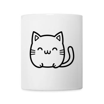 Katze - Tasse - Weiß - Vorne