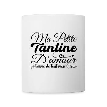 Geschenk Tante der Liebe, beste Tante Ich liebe dich - Tasse - Weiß - Vorne