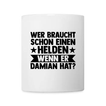 Prénom Damian - Mug blanc - blanc - Devant