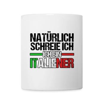 Italien Italiener Vaffanculo - Tasse - Weiß - Vorne