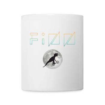 FINN - Schöner Jungen Name mit Dinosaurier - Tasse - Weiß - Vorne