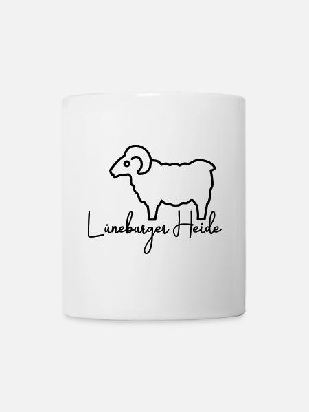 Heidschnucke Lüneburger Heide - Tasse - Weiß