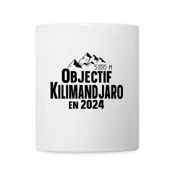 Kilimandjaro 2024 Montagne Tanzanie Afrique - Mug blanc - blanc - Devant
