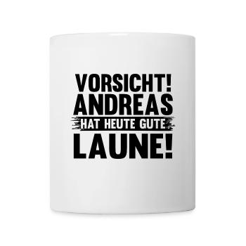 Prénom Andreas - Mug blanc - blanc - Devant