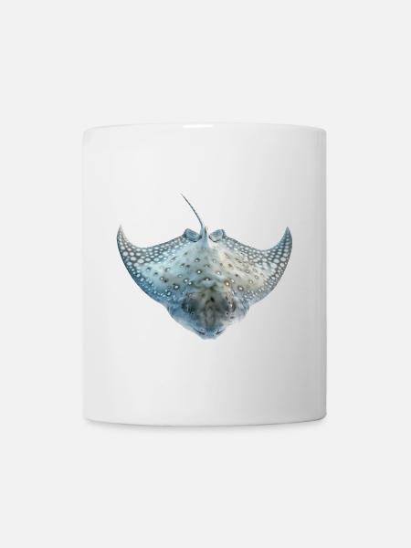 Stachelrochen - Tasse - Weiß