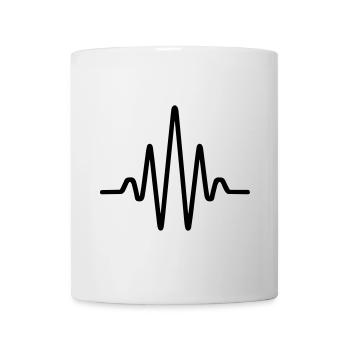 Puls, Herzschlag - Tasse - Weiß - Vorne