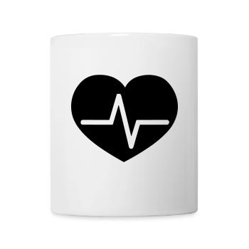 heartbeat - Mug - white - Front