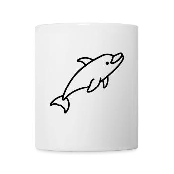 Delfin - Tasse - Weiß - Vorne