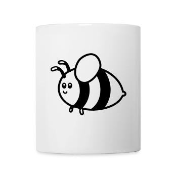Biene - Tasse - Weiß - Vorne