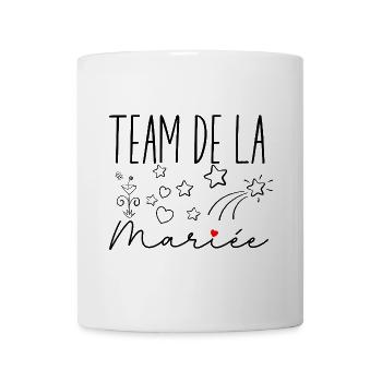 Wife Bride Team for a Bachelorette Party Team Bride - Mug - white - Front