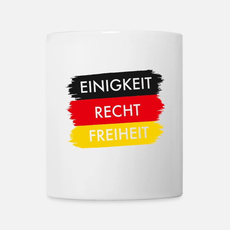 35 ans d’unité – Unité, loi, liberté - Mug blanc - blanc