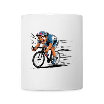 Cyclist Road Bike Bicycle Road Cyclist Bike - Mug - white - Front