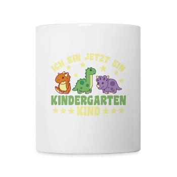 Kindergarten Dino I'm now a - Mug - white - Front