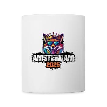 Amsterdam 2025 Urlaub Fuchs - Tasse - Weiß - Vorne