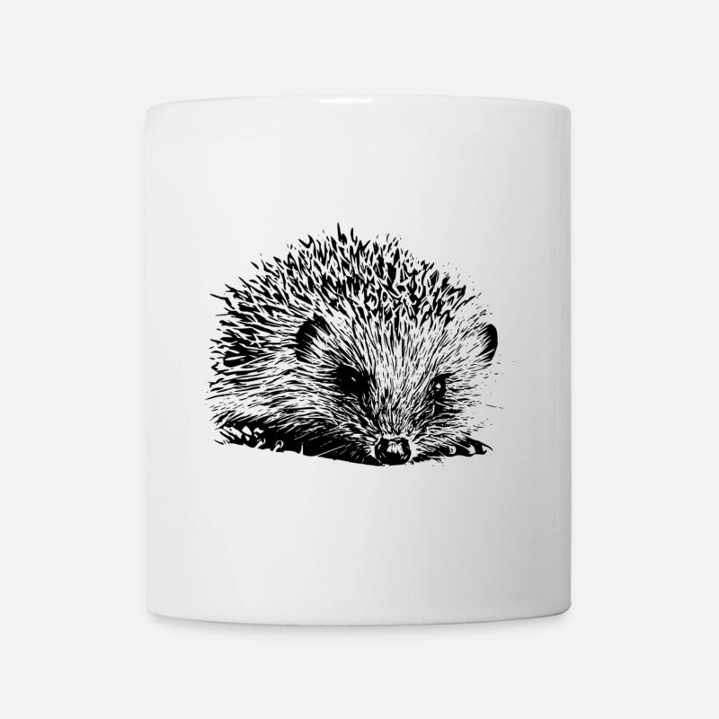 Hedgehog - Mug - white