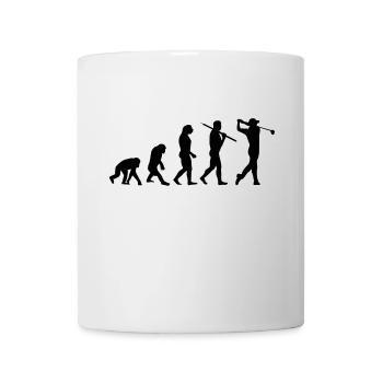 Golf Evolution Geschenk - Tasse - Weiß - Vorne