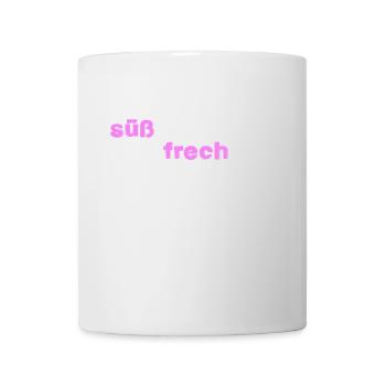 süß und frech frech süß - Tasse - Weiß - Vorne