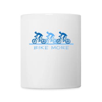 Bicycle Road Bike Chaîne de vélo « good ride bike more » - Mug blanc - blanc - Devant