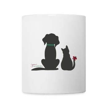 Hund und Katz - jowi hundeliebe - Tasse - Weiß - Vorne