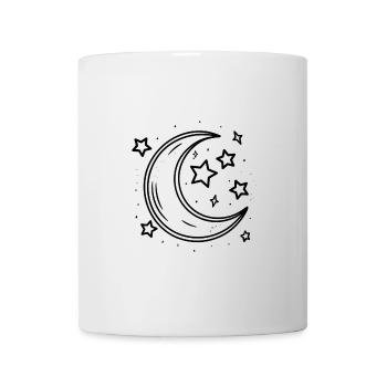 Crescent Moon Crescent Moon and Stars - Mug - white - Front