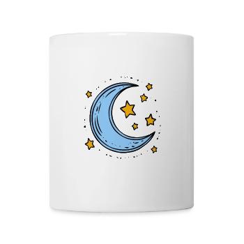 Crescent Moon Crescent Moon and Stars - Mug - white - Front